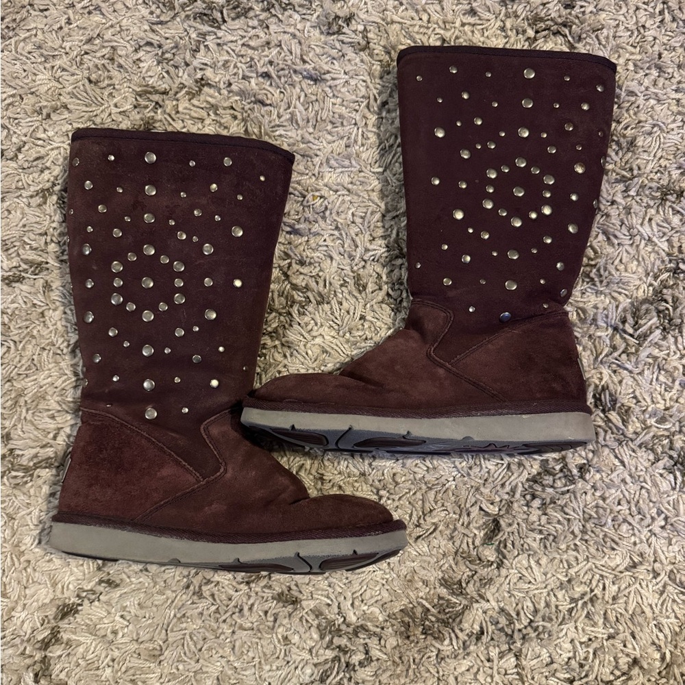 Ugg Rockstar Studded Suede Boots